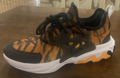 *LEFT SHOE ONLY* AMPUTEE Nike React Presto GS Tiger Print CT6623-800 Sz 6Y