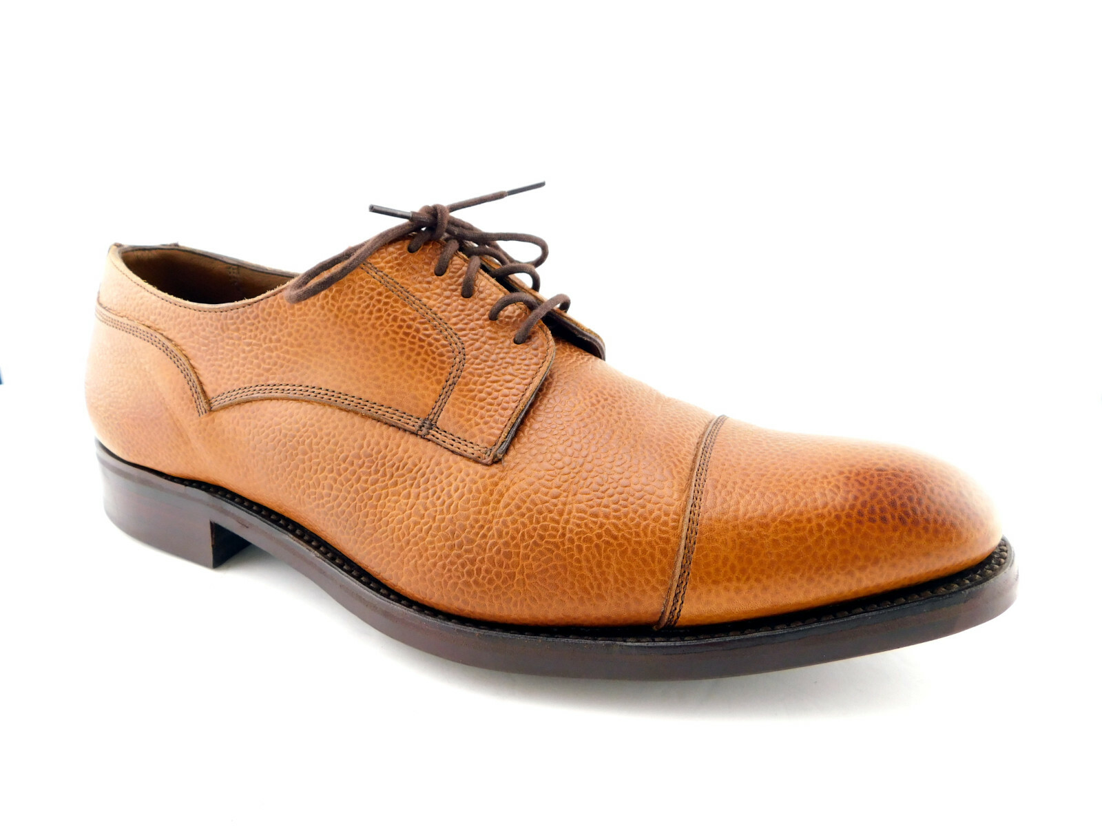 Natural Tan Cap Toe Oxfords Shoes 10.5 