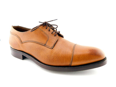 ALFRED SARGENT Size 11 DEBCAP Textured Natural Tan Cap Toe  display picture 2