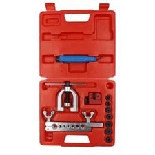 SAE / Metric Double Flaring Brake Line Tool Kit with Mini Pipe Cutter Car Truck