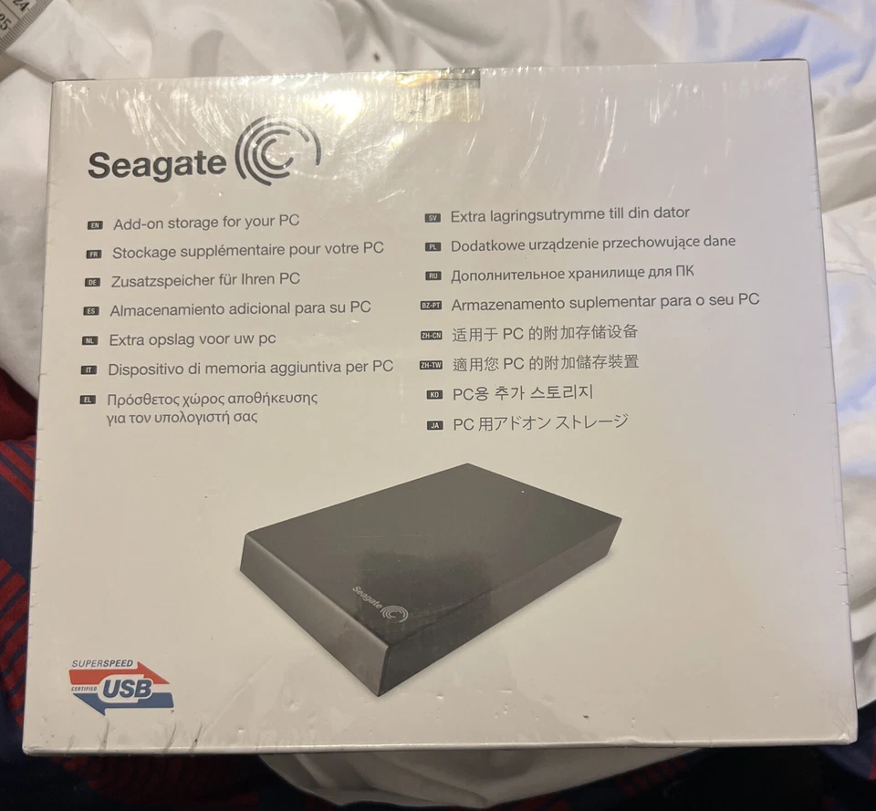 Seagate Expansion Desktop 4TB External Hard Disk Drive HDD USB 3.0 STBV4000100 - Image 3 of 4