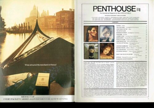 PENTHOUSE MAGAZINE 1976 VOLUME 10 NUMBER 6 W/CENTREFOLD VERYGOOD/CONDITION - Foto 2 di 4