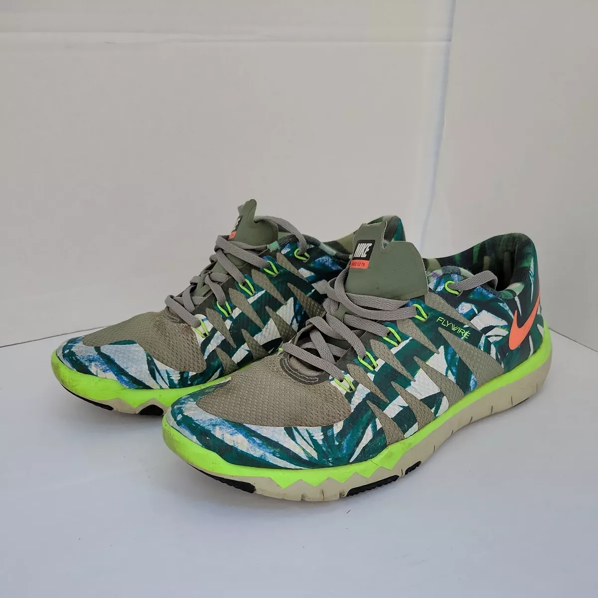 Nike Free TR 723939-360 Flywire Green Size 10 | eBay