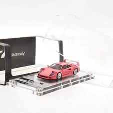 Findclassically 1:64 F40 Indonesian custom Pink  Diecast Model Car