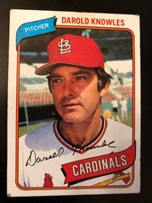 1980 Topps #286 Cardinals Darold  Knowles Baseball  Card