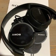    Sony ZX110 Over Ear Dynamic Stereo Headphones Black