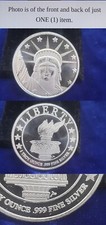 SilverTowne Lady Liberty 1 Troy Oz .999 Fine Silver Round 24789 95.00 per troy oz