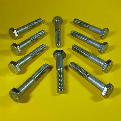 10x Zollschraube ~DIN 931 1/4''UNC x 1.1/2'' Zoll Sechskant Edelstahl V4A hochfest