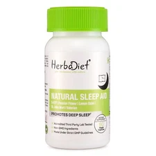 Natural Sleep Aid Capsules Blend of 5-HTP, Passion Flower, Valerian St John Wort