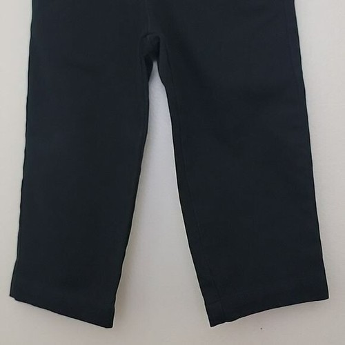 Ralph Lauren Polo Black Wide Leg Cotton Jeans Kids 2 2T - Foto 3 di 12