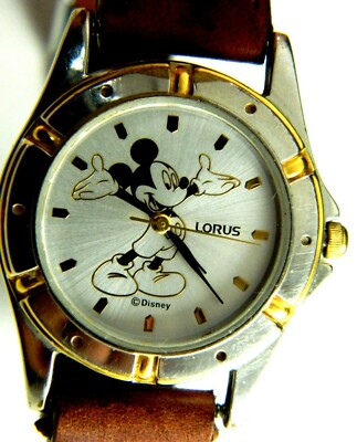 Disney Gold Silhouette Mickey Watch 1990 main image 2