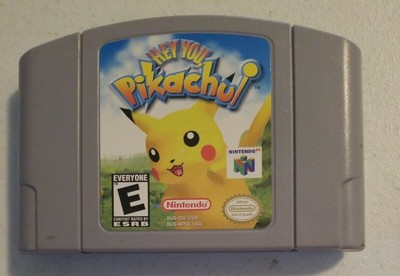 nintendo 64 pikachu game