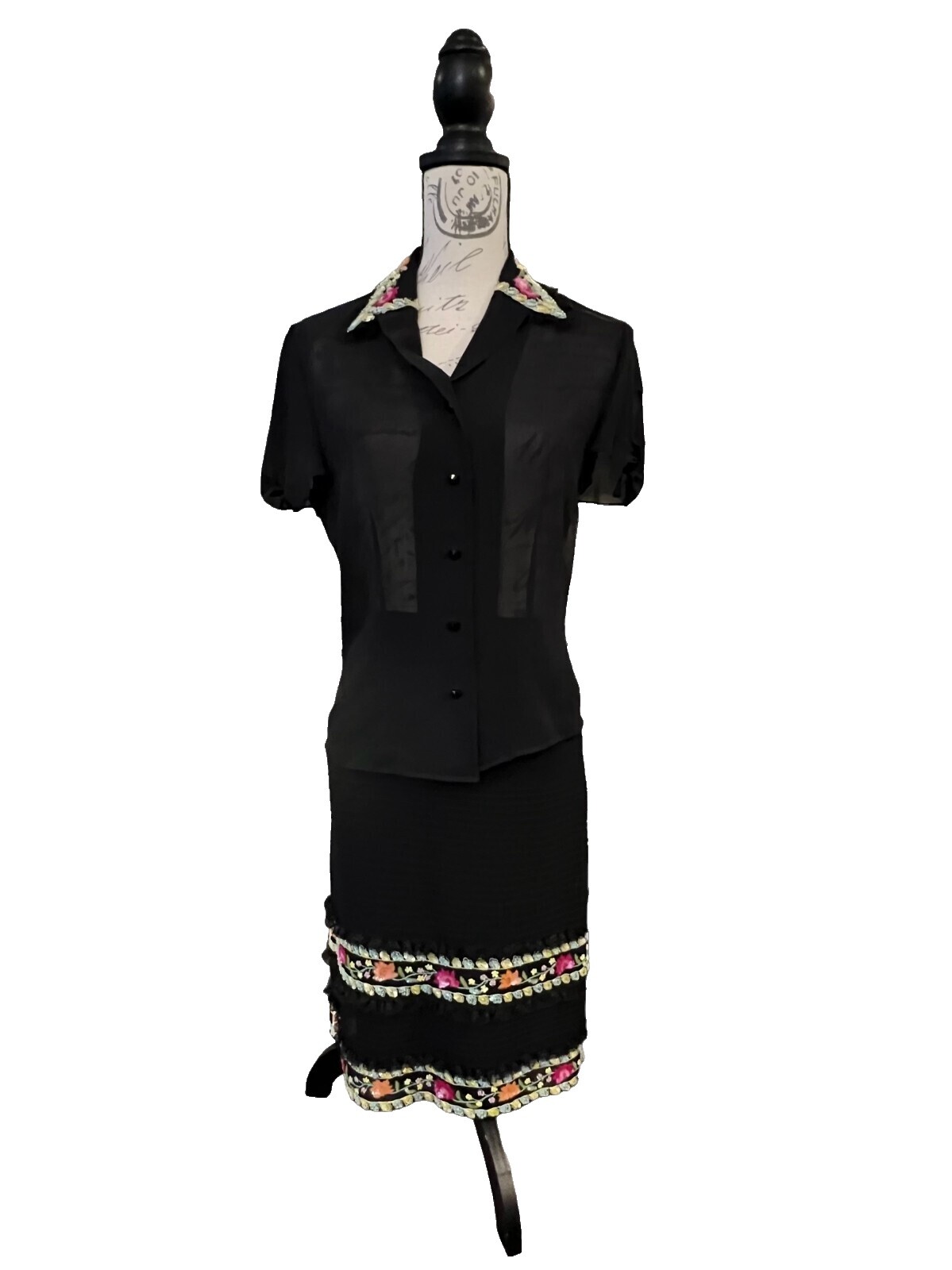 Chemisier Gianfranco Ferré 100% Soie, Femme, Taille XS/IT38, Manches Longues