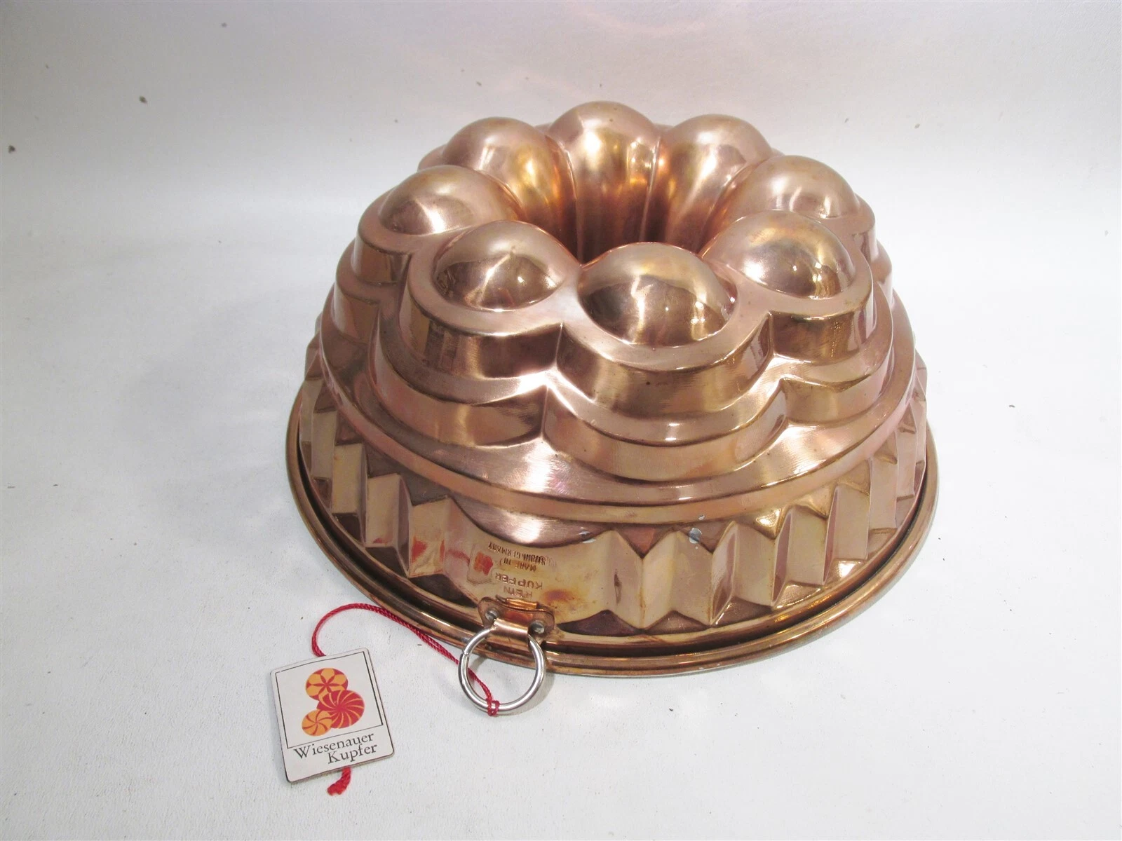 Vtg Rein Kupfer Weisenauer West Germany 10” Copper Mold, UNUSED