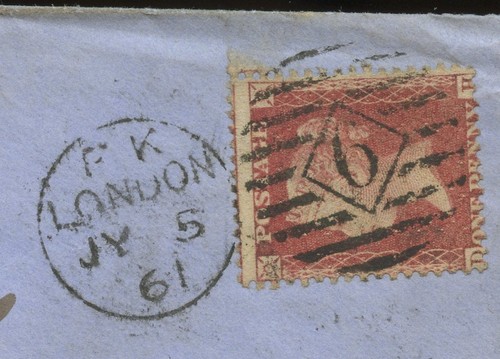 GB QV PENNY REDS DUPLEX CANCELS SPOONS + Other POSTMARKS COVERS ..PRICED SINGLY - Picture 54 of 79
