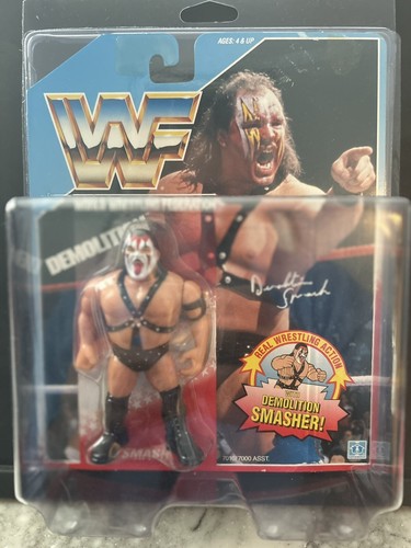 1990 WWE Hasbro Sports Action Figure Demolition Sm...