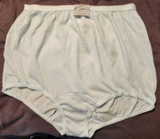 3 Pair Size 8 Heiress 100 Light Blue Cotton Panty Brief Panties USA Made