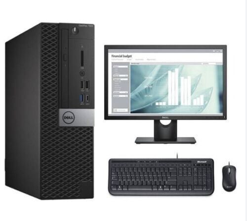Dell Desktop Computer PC i5 8th up to 32GB RAM 4TB SSD 24" LCDs Windows 11 Pro - Picture 7 of 9