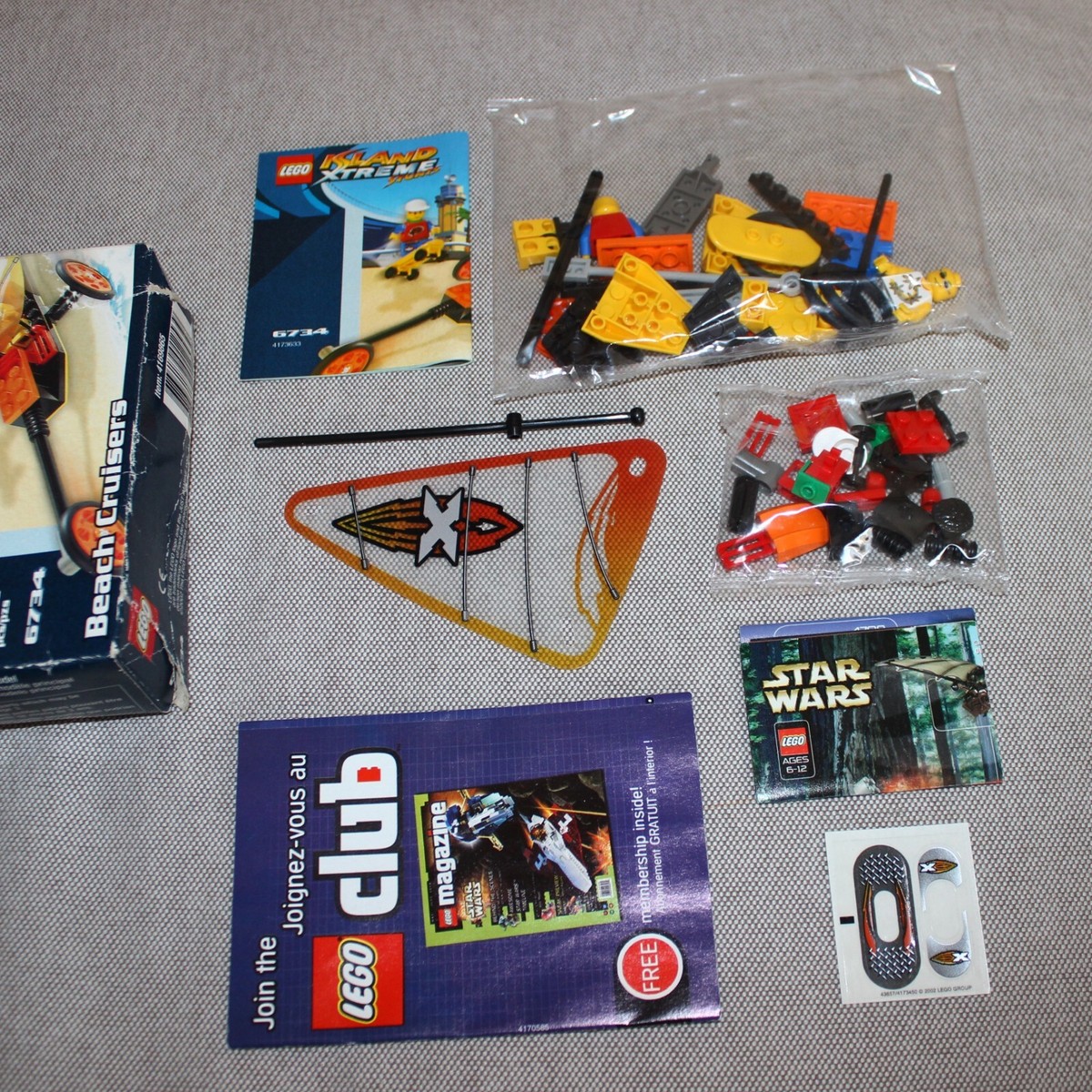 broken box but new LEGO 6734 Island Xtreme Stunts Beach Cruisers