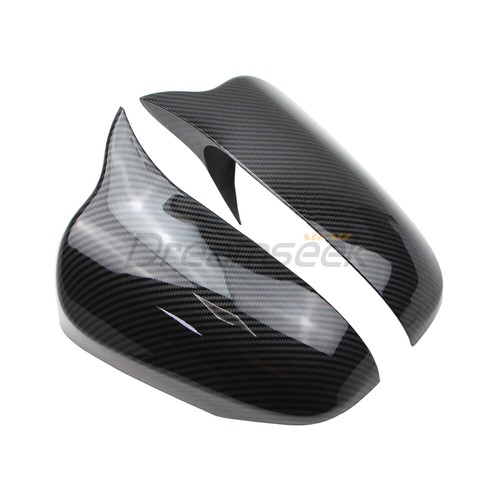 2x Side Wing Mirror Cover For Toyota Camry 2012-2017 Rearview Carbon Fiber Style - Picture 7 of 12