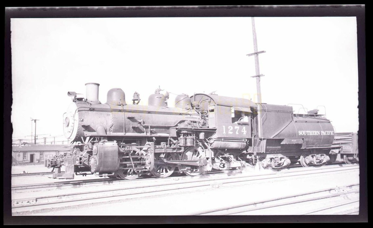 SP Southern Pacific 0-6-0 Steam Locomotive #1274 - Vintage SP Southern Pacific 0-6-0 Steam Locomotive #1274 - Vintage
