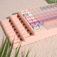Transparent Lid 3 Layer Keycaps Storage Box Mechanical Keyboard Collection Case