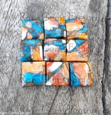 Natural Spiny Oyster Turquoise Cabochon Square Shape Wholesale Gemstones Lot