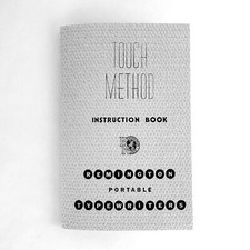 1930s & 1940s Era Remington Portable Typewriters User Instruction Owner's Manual thumbnail