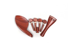 1set Violin Kit Rosewood peg Chin rest tailpiece Endpin violin parts