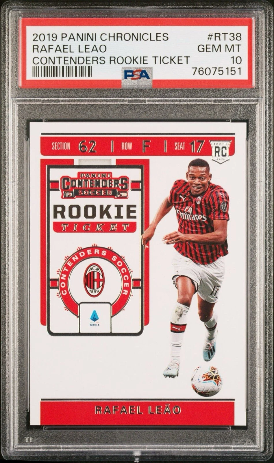 Rafael Leao trading card