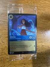 Disney Lorcana TCG Moana 26/P2 Promo Card Moana 2 MOVIE NEW In Original Packing