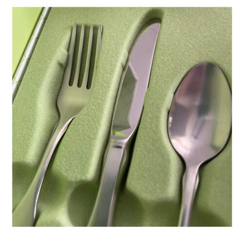 Oneida NEW NIB Child Set 3 Piece Silverware Brushed Stainless Steel Paul Revere - Picture 3 of 9