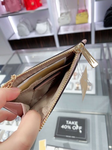 NWT Michael Kors Jet Set Travel Coin Key Chain Card Holder Wallet - Picture 76 of 130