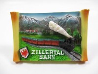 Zillertal Magnet Eisenbahn Wappen Poly Souvenir ÖSterreich Austria