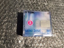 9 x minidisque TDK 80 min - scellé