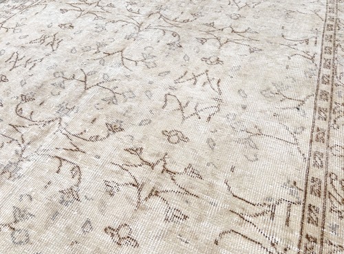 HOME DECOR VINTAGE OUSHAK RUG WOOL HAND-KNOTTED DECORATIVE TURKISH RUNNER RUG - Picture 14 of 15