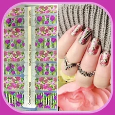 Color Nail Polish Strips, 16ct. Classy Claws Custom ShabbY Chic