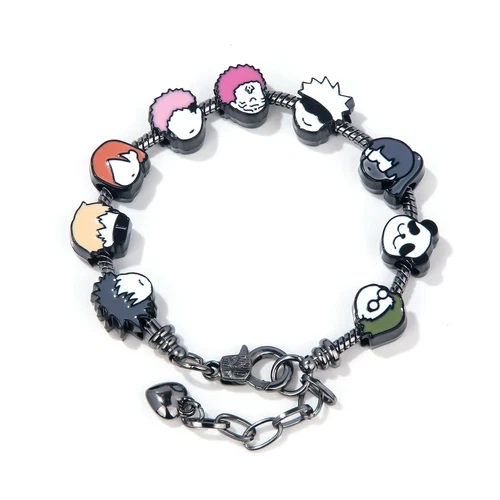 Anime Jujutsu Kaisen Charms Armband Itadori i Satoru Gojo Anhänger Armreif Armbä - Bild 11 von 13
