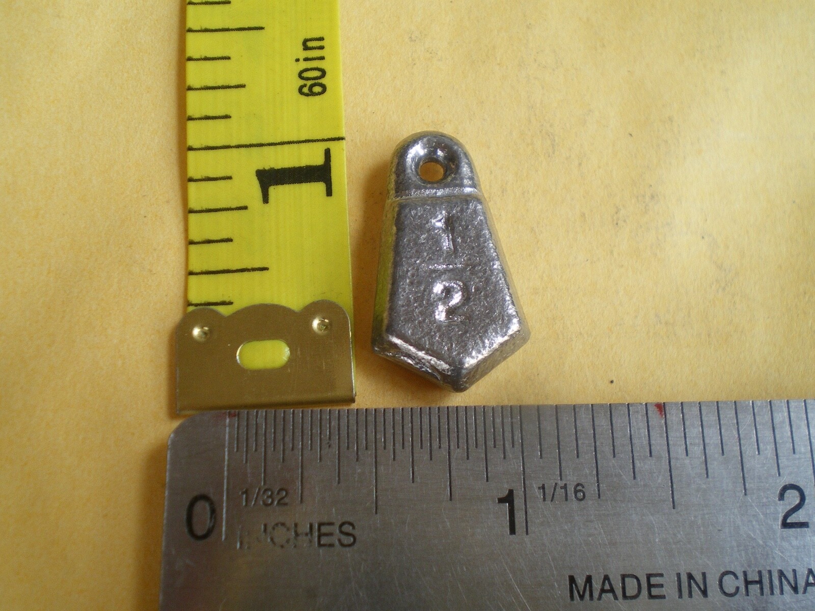 25 PCS. FLAT BANK SINKERS 2, 11/2, 1, 3/4, 1/2 OZ. 5 EA. QUALITY F/DO