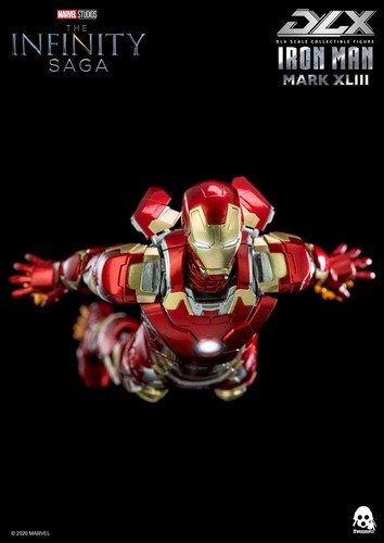 Infinity Saga Figura 1/12 DLX Iron Man Mark 43 16 cm THREEZERO 3Z0247 - Imagen 16 de 19
