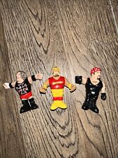 WWE Jakks Pacific 2002 Mini Figures Hulk Hogan,King Of Kings, Undertaker