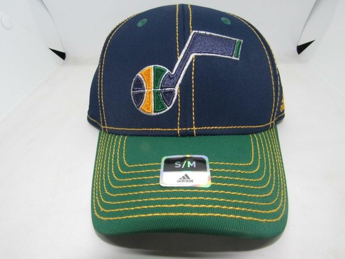 New Utah Jazz Mens Size S/M Green Blue Adidas Fitmax Flexfit Hat $24 - Bild 5 von 5