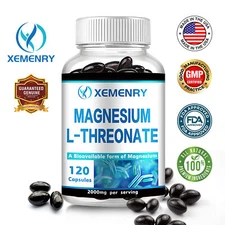 Magnesium L-Threonate 2000mg - Nootropic Brain Booster,Memory,Cognitive Function