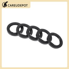 Oil Seal Seal Ring Rotary Shaft Seal NBR Rubber 55x80x12mm Black 5Pcs