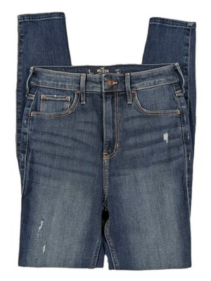Hollister Womens Jeans 5R 27x29 Ultra High Rise Super Skinny Distressed Stretch