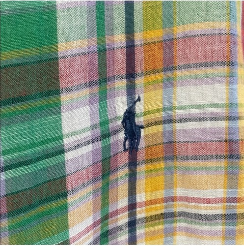 Camisa Ralph Lauren Para Hombres S Calce Clásico Madrás Mezcla de Lino a Cuadros L/S Multicolor - Imagen 3 de 13