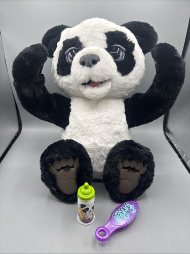 FurReal Plum The Curious Panda Bear Cub Interactive Plush COMPLETE WORKS
