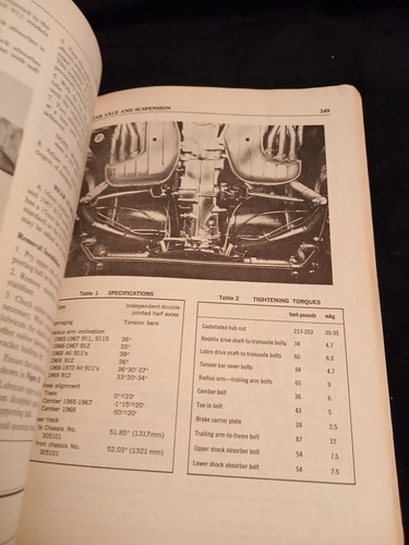 Clymer Porsche Service and Repair Handbook 911 and 912 Series 1965-1972 - Picture 5 of 8