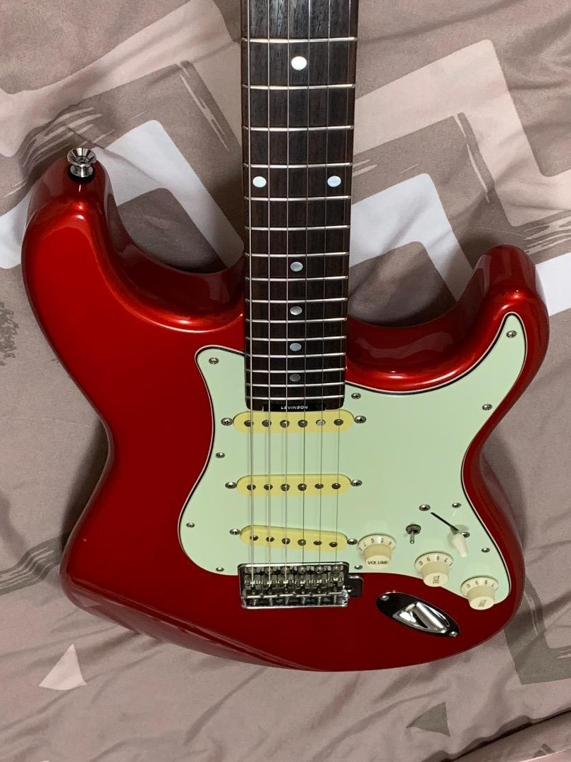 BLADE Levinson Stratocaster Electric Guitar with Tremolo Arm Gig