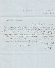 1847 Letter from New York [NY]